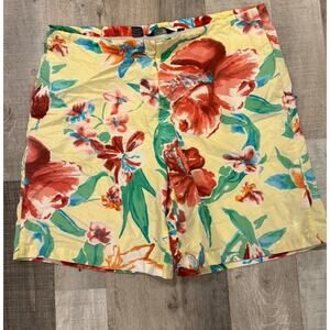 Polo by Ralph Lauren Swim Trunks Shorts Mens Large Multi Floral Drawstring Waist